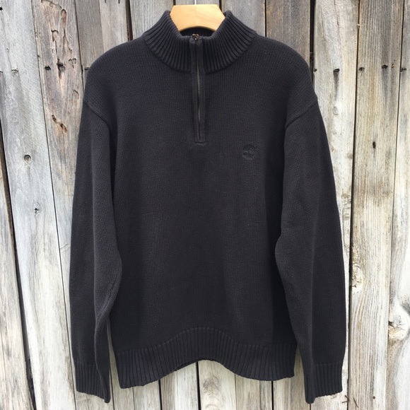 Timberland Other - Timberland Quarter Zip Mock Neck Sweater Green L